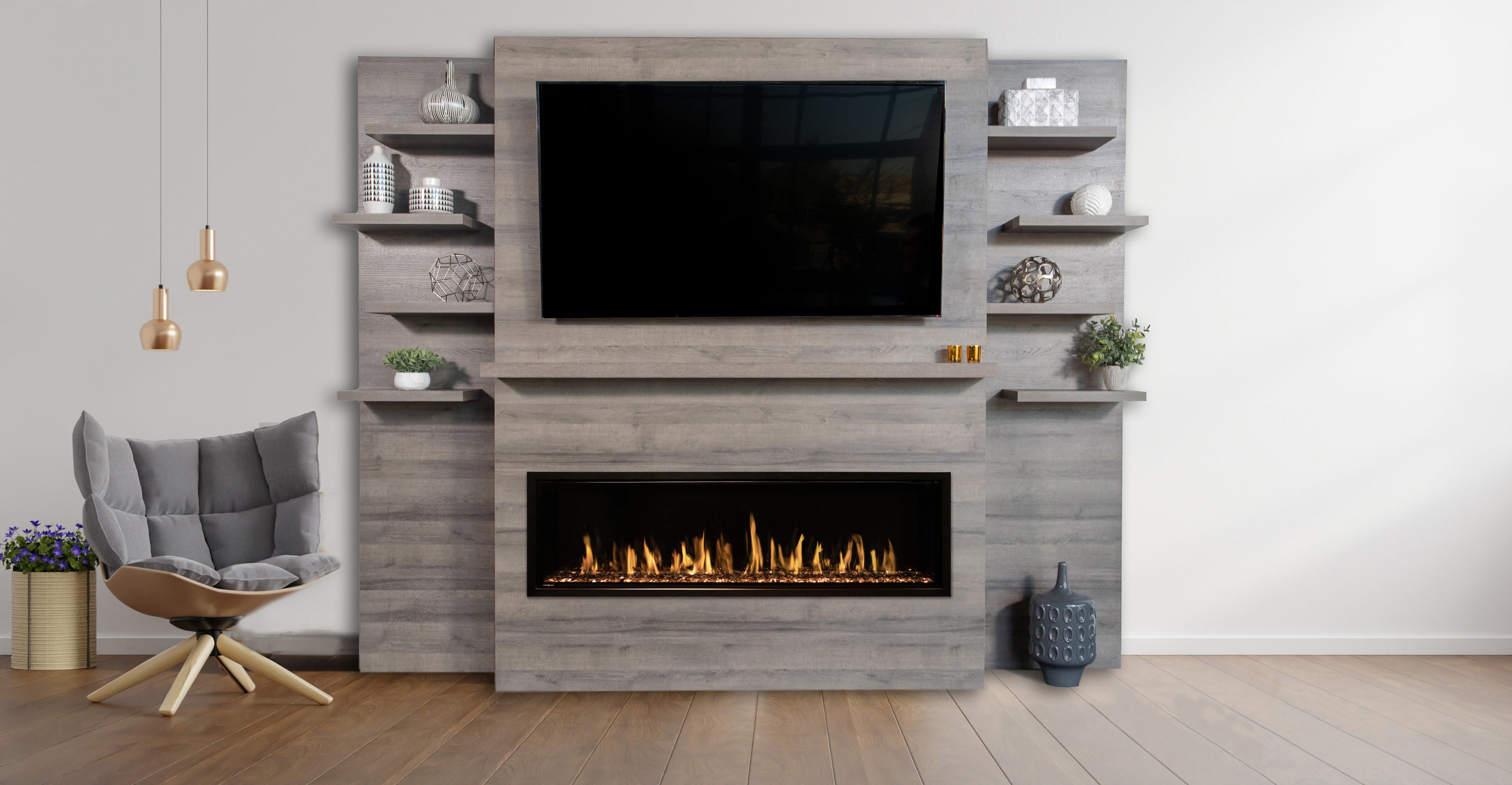 Modern Flames Orion 60 Multi Heliovision Electric Fireplace — OR60-MULTI