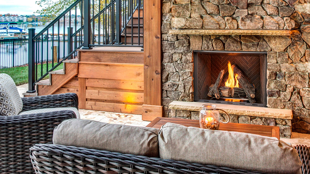 Majestic Courtyard 42 Outdoor Traditional Gas Fireplace — ODCOUG-42TS